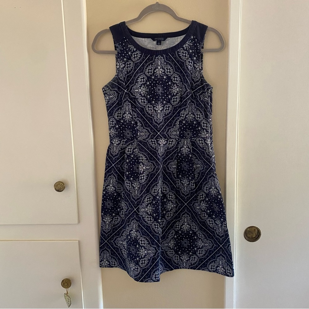 Navy/White floral Tommy Hilfiger mini dress, Size 2